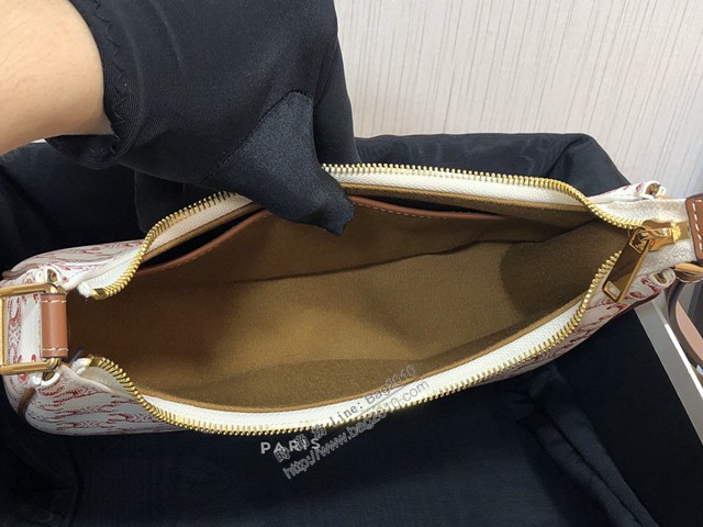 Celine專櫃2022新款七夕限定復古腋下包 193952 賽琳AVA迷彩帆布手袋 sldj2251